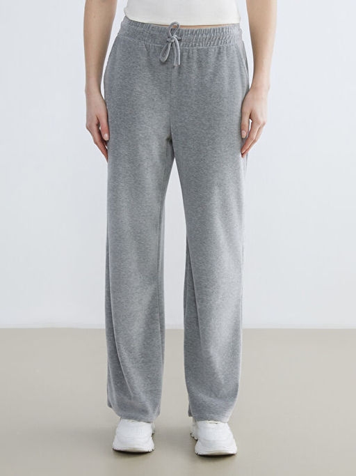 Beli Lastikli Kadife Kad?n E?ofman Alt?