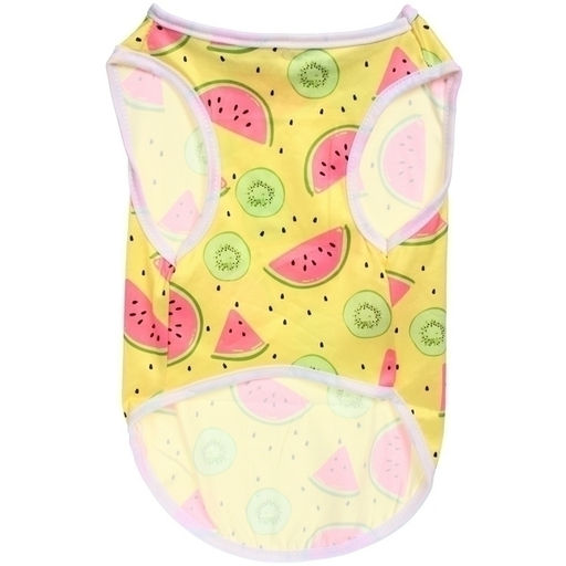 Цена за 2 шт. Майка для собак и кошек мелких и средних пород "БРО на стиле", арбузики, размер ХL (длина спинки 36см, объем груди 43см, от 9 до 12кг)