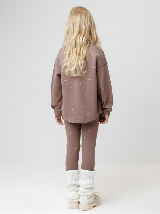 КР 4074/капучино 1312 Н087 к662 брюки (лосины) для дев