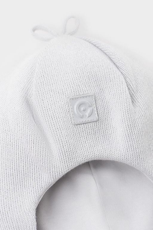 КВ 20324/светло-серый шапка-шлем дет