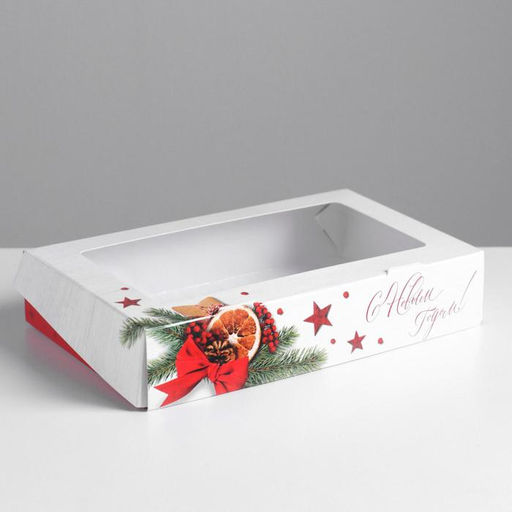 Цена за 5 шт. Коробка складная «С Новым годом!», 20×12×4 см