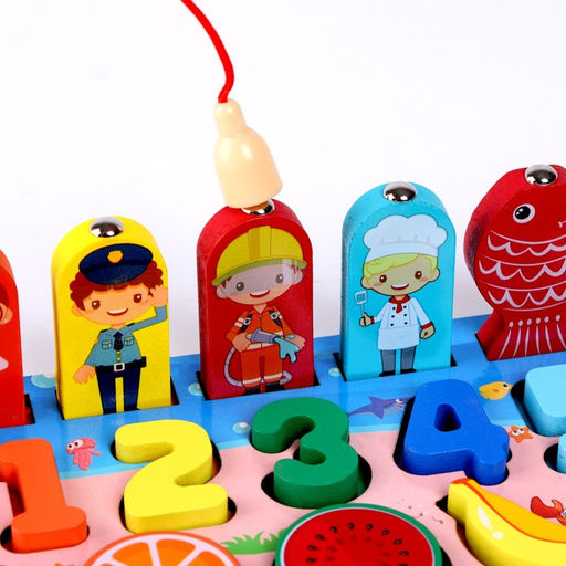 Логический центр 3 в 1 Животные, профессии, счёт 44,5 17,8 4,3 см - Simaland фото 5