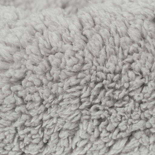 Лежанка для собак и кошек Уют, мягкий мех, 50 х 42 х 11 см, серая - Пижон фото 4