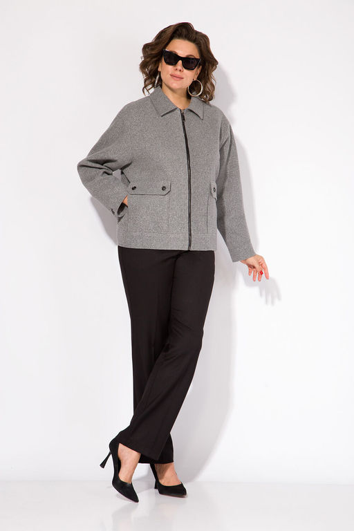 Костюм Liliana 1482БрПн серый+черный