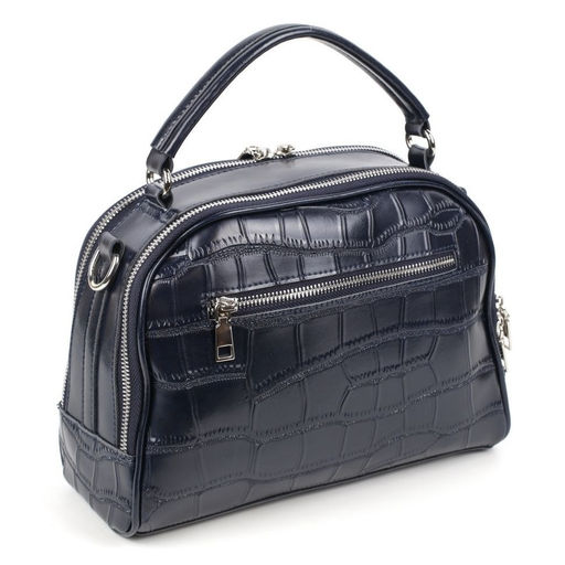 Женская кожаная сумка через плечо под крокодила 0171-5 - Cidirro фото 3