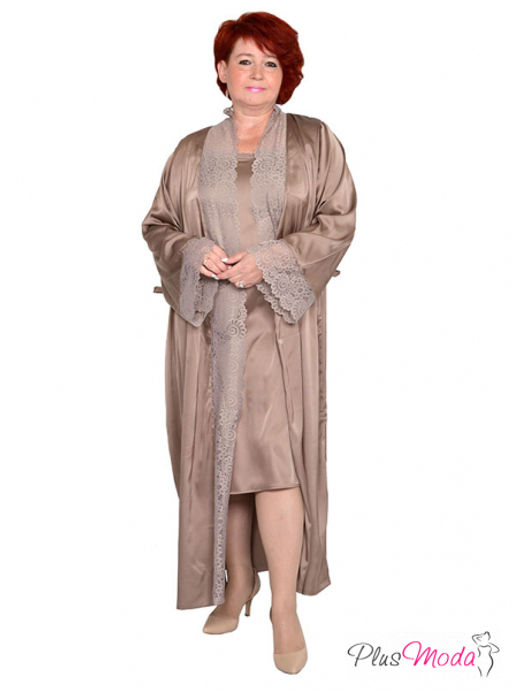 Халат Модель №1589 размеры 44-84 - Plusmoda фото 6