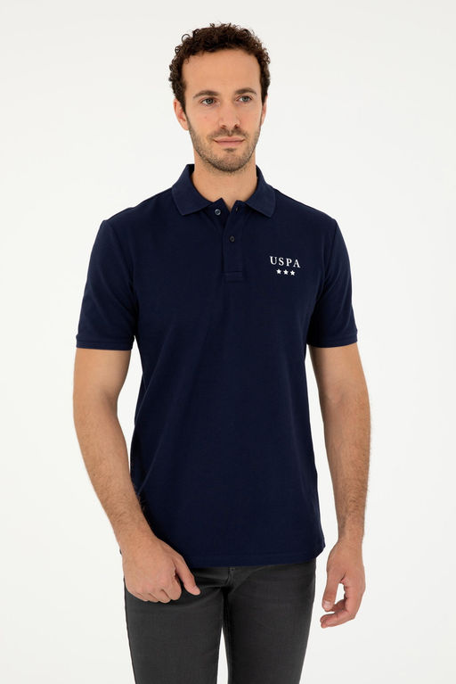 Футболка U.S. Polo Assn темно-синяя хлопок  фото 3