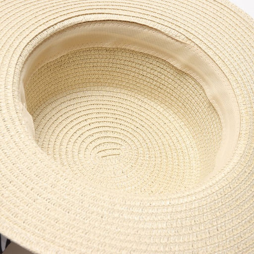 Шляпа женская MINAKU с бантом зебра, бежевая, размер 58