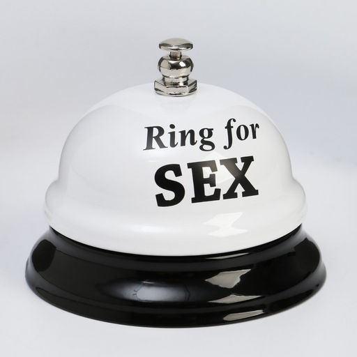 Цена за 2 шт. Звонок настольный Ring for a sex, 7.5×7.5×6 см