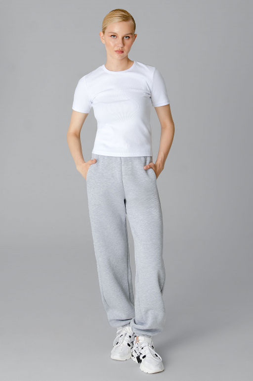 Арт. 7905 Брюки прямые с начесом 44-52 (5 шт) Цвет:серый - Калинка фото 5