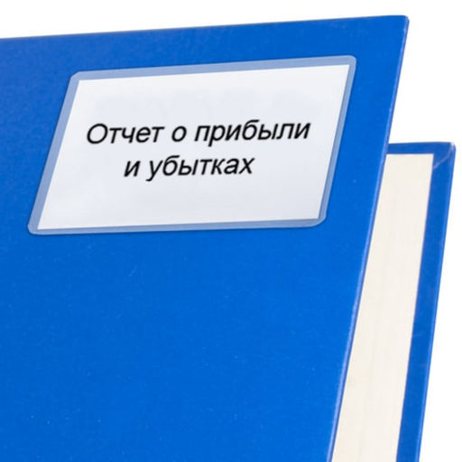 Карман самоклеящийся 65×98 мм, комплект 10 штук, для визитных карточек Calligrata, 110 мкм