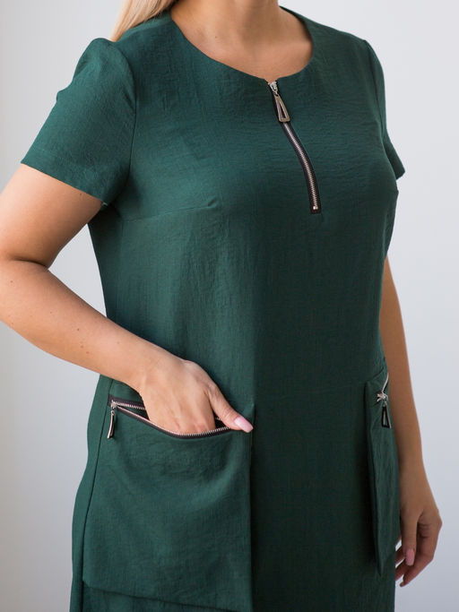 Платье 1396 темно-зеленый - Novita фото 9