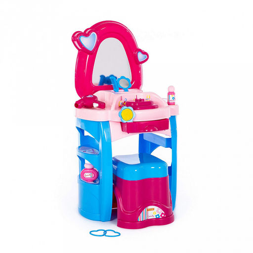 Игрушка "Набор "Салон красоты "Диана" №3" 48х44х84см, со стулом 28,5х26х26см, пластик, в пакете (Беларусь)