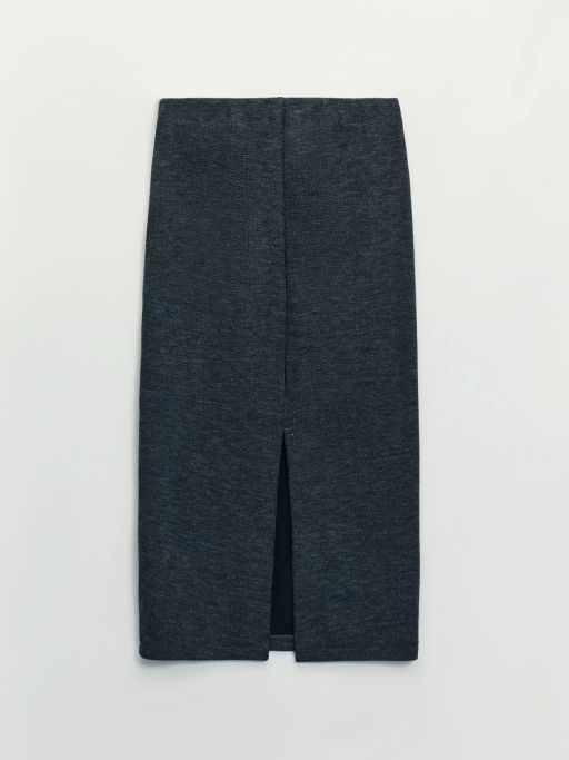 Трикотажная юбка миди / Zarina  фото 7