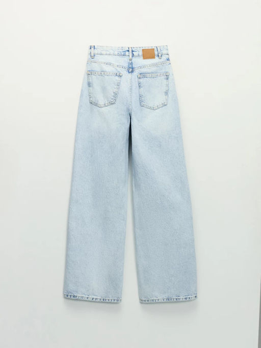 Джинсы wide leg с высокой посадкой / Zarina  фото 6