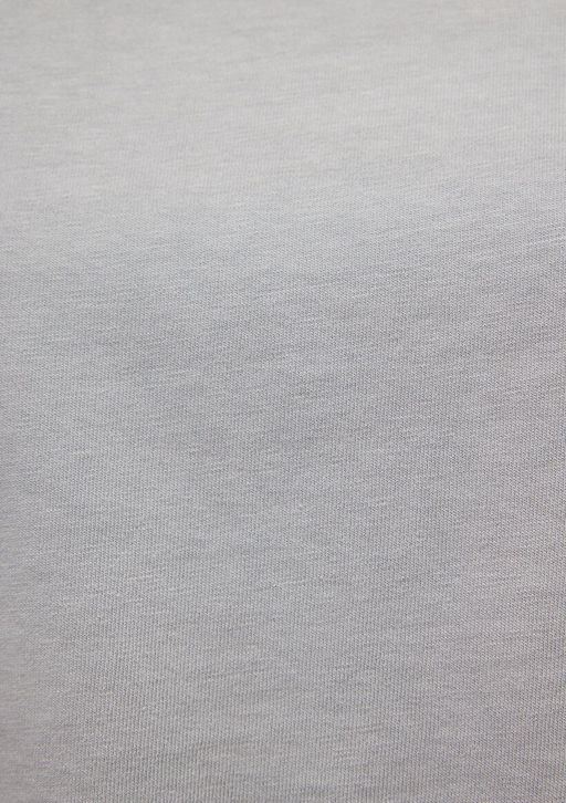 Gri Basic Crop Tisort - Mavi фото 6