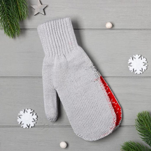 Варежки женские в подарочной коробке KAFTAN New Year, размер 19  фото 3