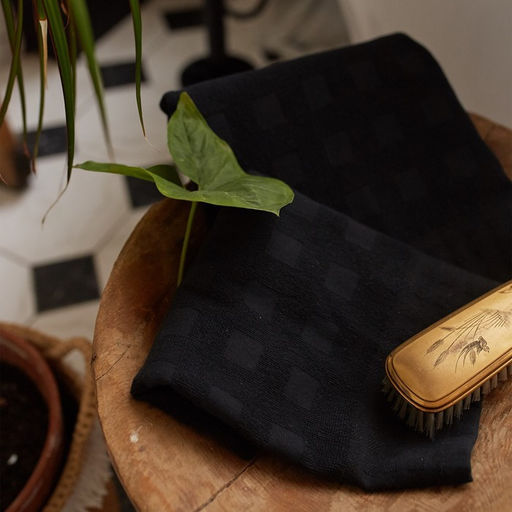 Полотенце махровое LoveLife Square 30х60 см, цвет чёрный, 100% хлопок, 380 гр/м2  фото 7