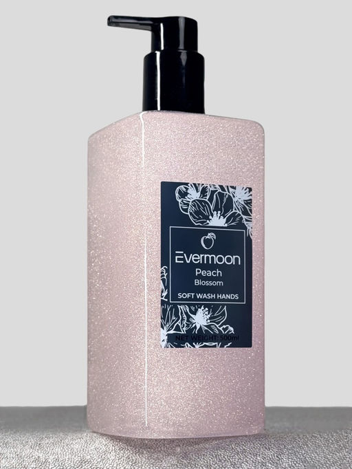Блестящее жидкое мыло Evermoon Персик, с шиммером (блёстками), 500 мл