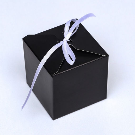 Цена за 10 шт. Коробка складная, квадратная, черная, 8 х 8 х 8 см, - UPAK LAND фото 2