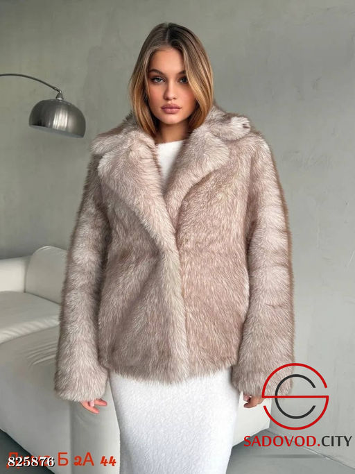 Шуба женская из искусственного меха