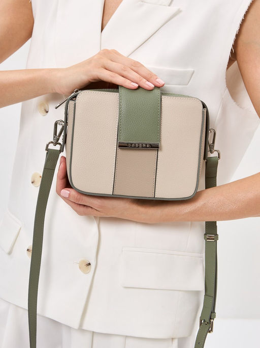 Сумка Labbra L-15329 l.grey/l.taupe/olive  фото 16