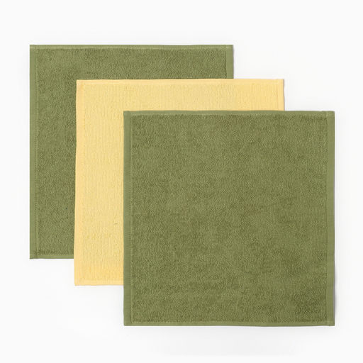 Набор махровых полотенец Этель Пчёлка 30х30 см - 3 шт, 340 г/м2, 100% хл  фото 2