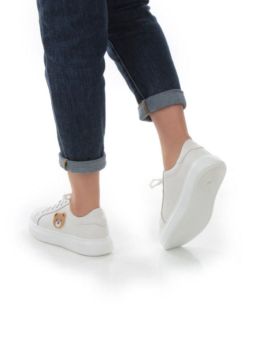 05-SD12-1D WHITE Кроссовки женские (натуральная кожа) - Фабричный китай фото 3