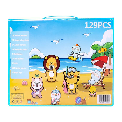 Набор для рисования Зверушки Синий - Calligrata фото 4