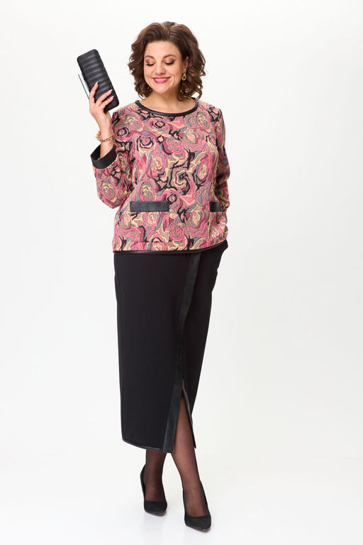 Костюм Michel Chic 1394 терракот, черный  фото 306