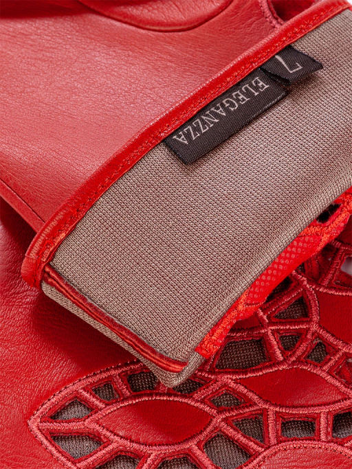 Перчатки женские ш/п F-IS0166 coral - Eleganzza фото 5