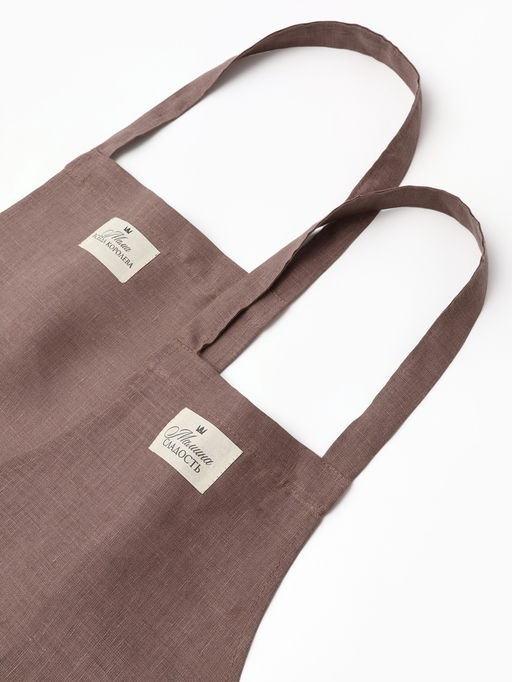 Набор фартуков «Этель» Family, женский 60×70 см, детский 50×60 см, 100% лён