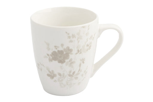 Кружка, 350 мл, 2 шт, фарфор P, белая, Цветы и листья, Florance - Anna lafarg фото 6