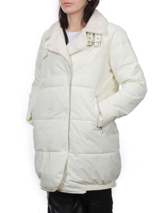 S24-236 MILK Куртка демисезонная женская (100 гр. холлофайбер) - Fashion фото 5