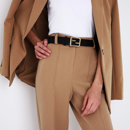 Ремень женский, ширина 3,5 см, пряжка металл, цвет чёрный - Simaland фото 4