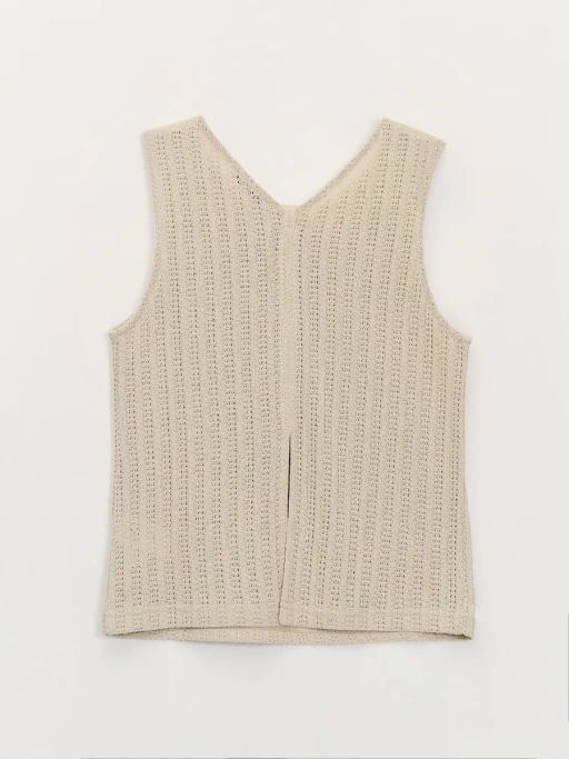 Майка прямого кроя с разрезом на спинке ZR2605023417-60 / Zarina