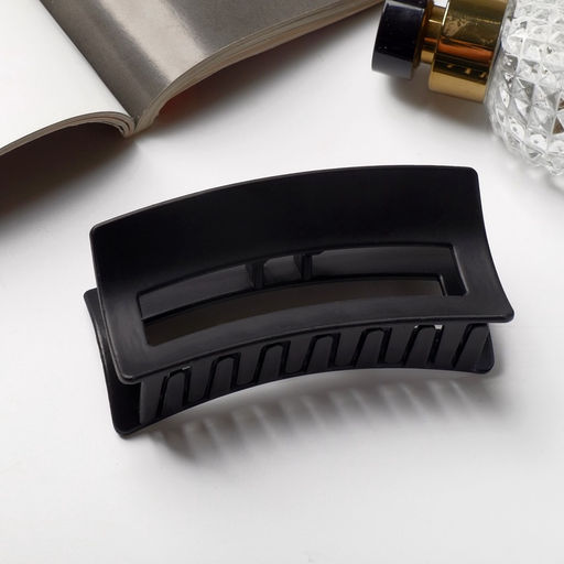 Цена за 12 шт. Крабик для волос «Роксолана», 10 см, чёрный