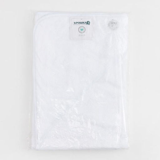 Полотенце-уголок махровый Крошка Я 85х85 см, цвет молочный, 340 г/м, 100% хлопок  фото 10