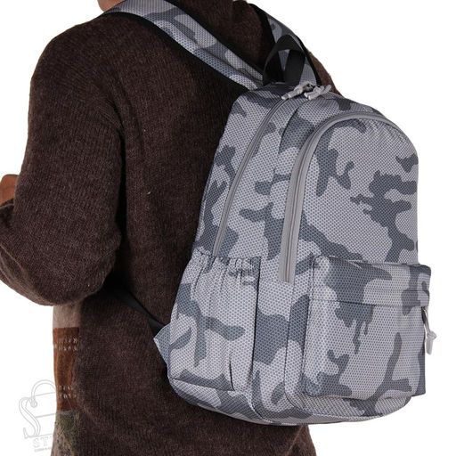 Рюкзак мужской текстильный 3968PM gray Sikaile - S-style фото 2