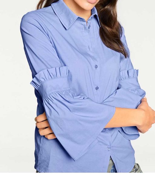 Блузка, синяя - Ashley brooke фото 5