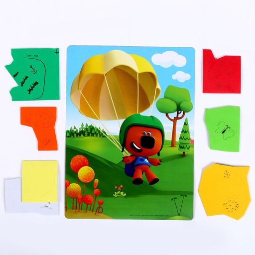 Аппликация EVA на картоне «Кеша» Ми-Ми-Мишки