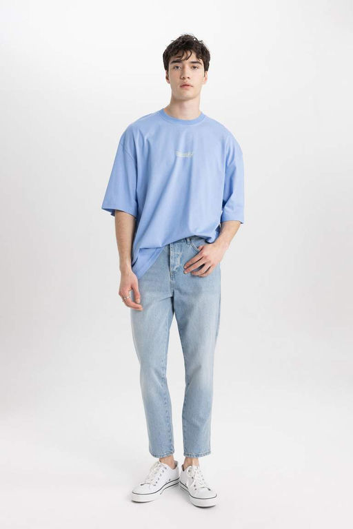 Свободная футболка с круглым вырезом и короткими рукавами Dragon Ball - Defacto фото 3