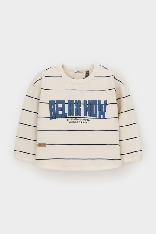 КР 302755/суровый,индиго,полоска к568 джемпер (свитшот) д/мал яс - Crockid фото 2