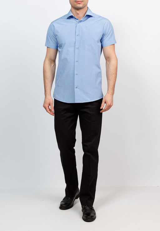 Сорочка мужская короткий рукав GREG 214/109/017/ZS/1  фото 4