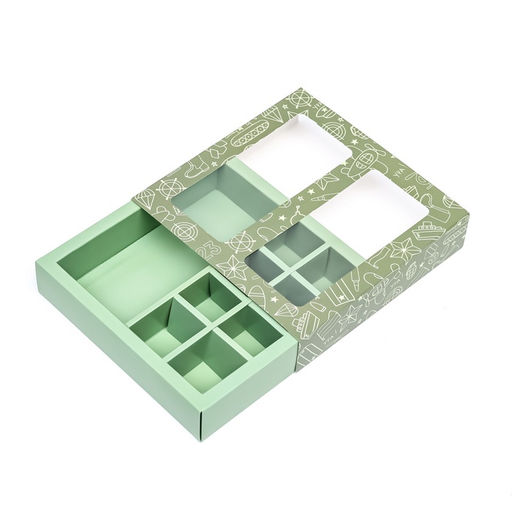 Коробка под 8 конфет + шоколад, с окном , Военный стиль 17,7 х 17,8 х 3,8 см - UPAK LAND фото 5