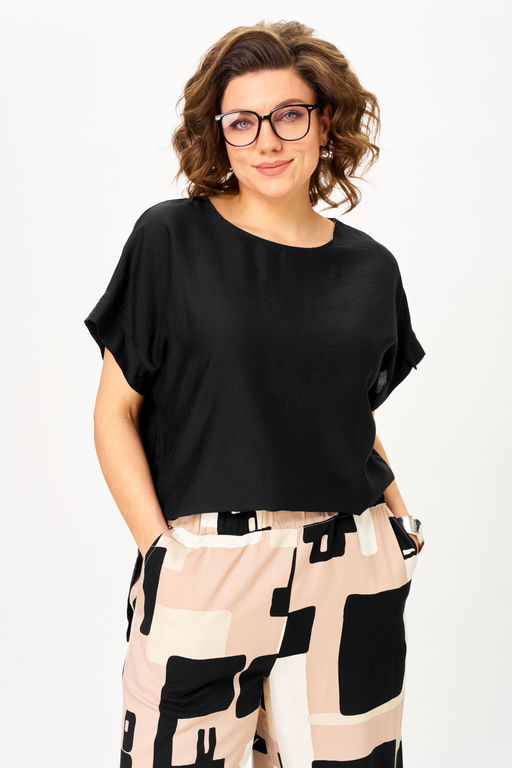 Костюм Michel Chic 1384 песочно-черная графика  фото 3