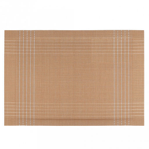 Салфетка под горячее (термосалфетка) Муар 45,5х30см, бронзовый, серебряные нити (Китай)
