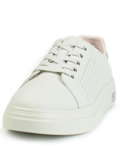 05-PDD162-2 LT. GREEN Кроссовки женские (натуральная кожа)