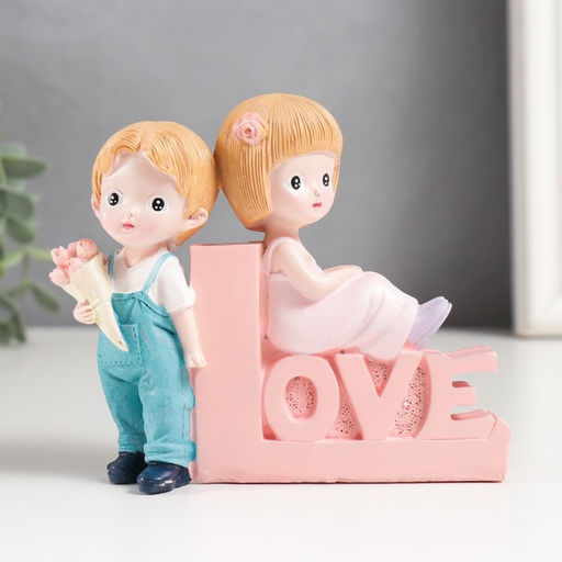 Фигурка полистоун «Невинная любовь», 3×12.3×10 см