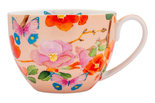 Чашка с блюдцем Камелии на розовом, 0,4 л - Maxwell & Williams фото 6